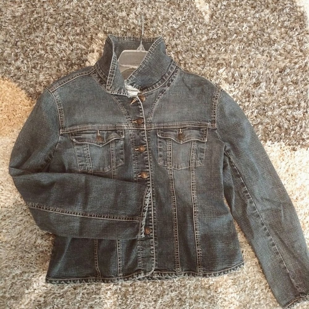 Blue Denim Jacket Size Large